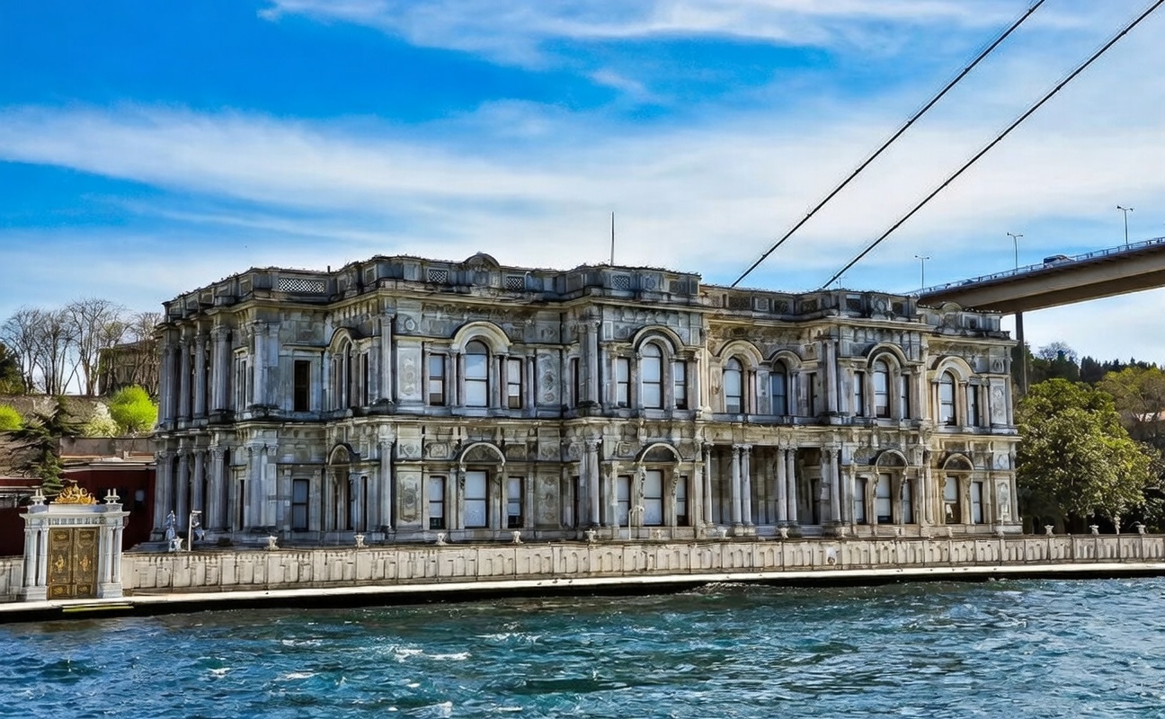 General View of the Beylerbeyi Palace Restoration